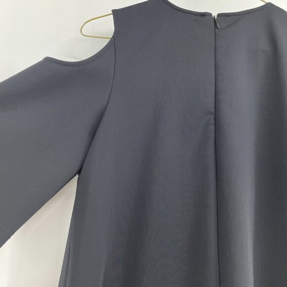 Tanya Taylor Kathy Cold Shoulder Dress solid  black - Picture 11 of 16